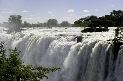 The Victoria Falls at high water